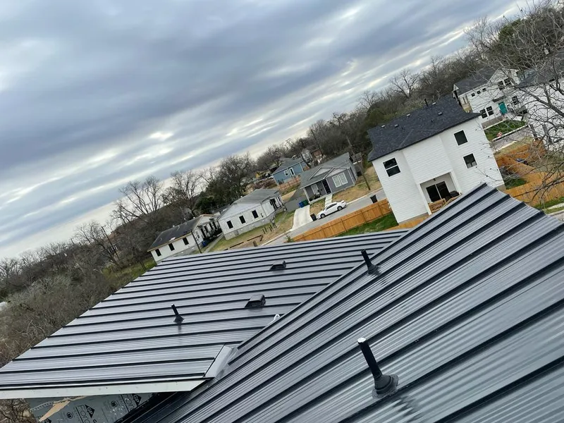 Standing seam metal roof panels with vents for Skylight Repair in Mount Pleasant